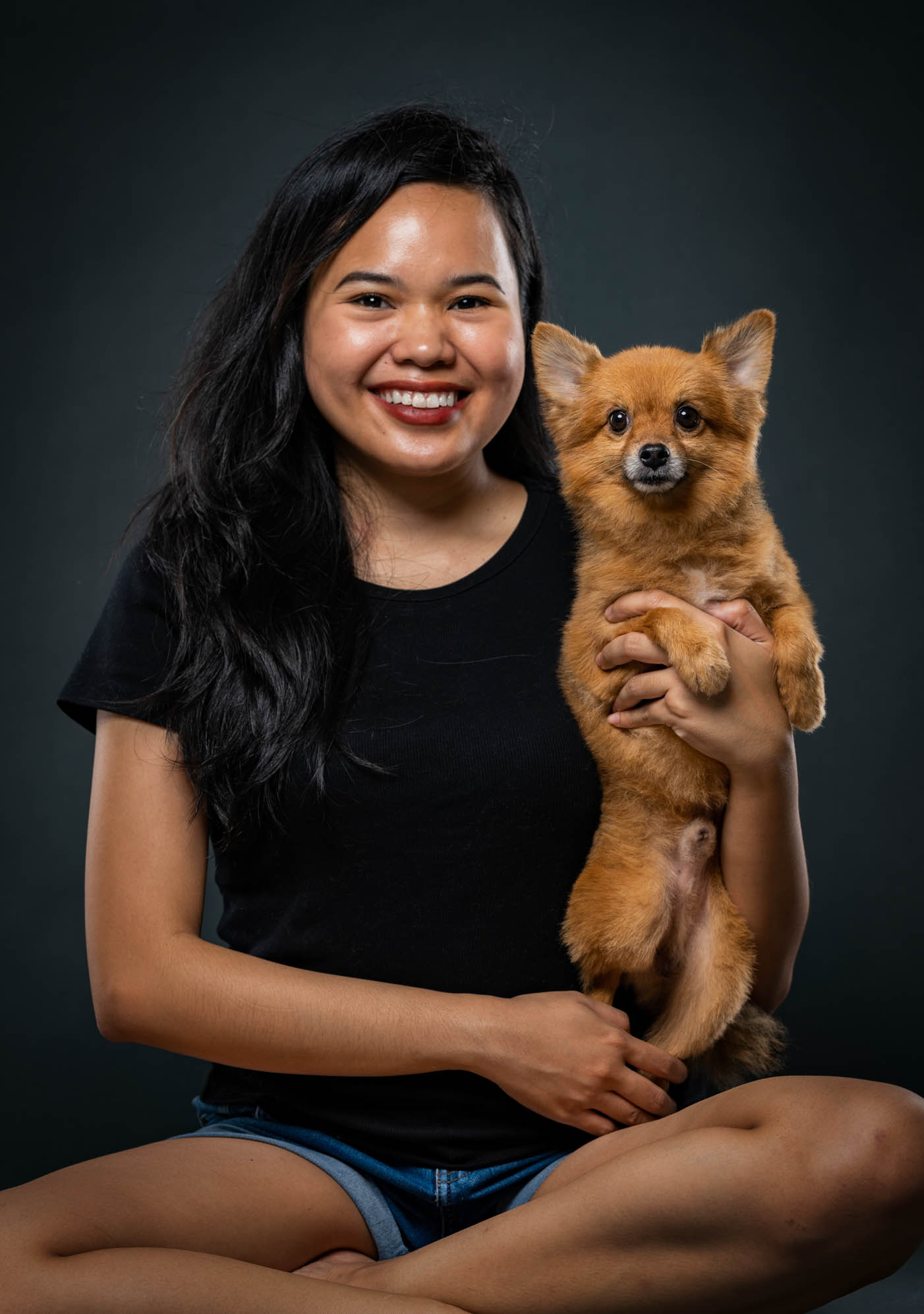 Pomeranian pet portrait captured during a home-visit photoshoot in Cavite by PawPlay Studios