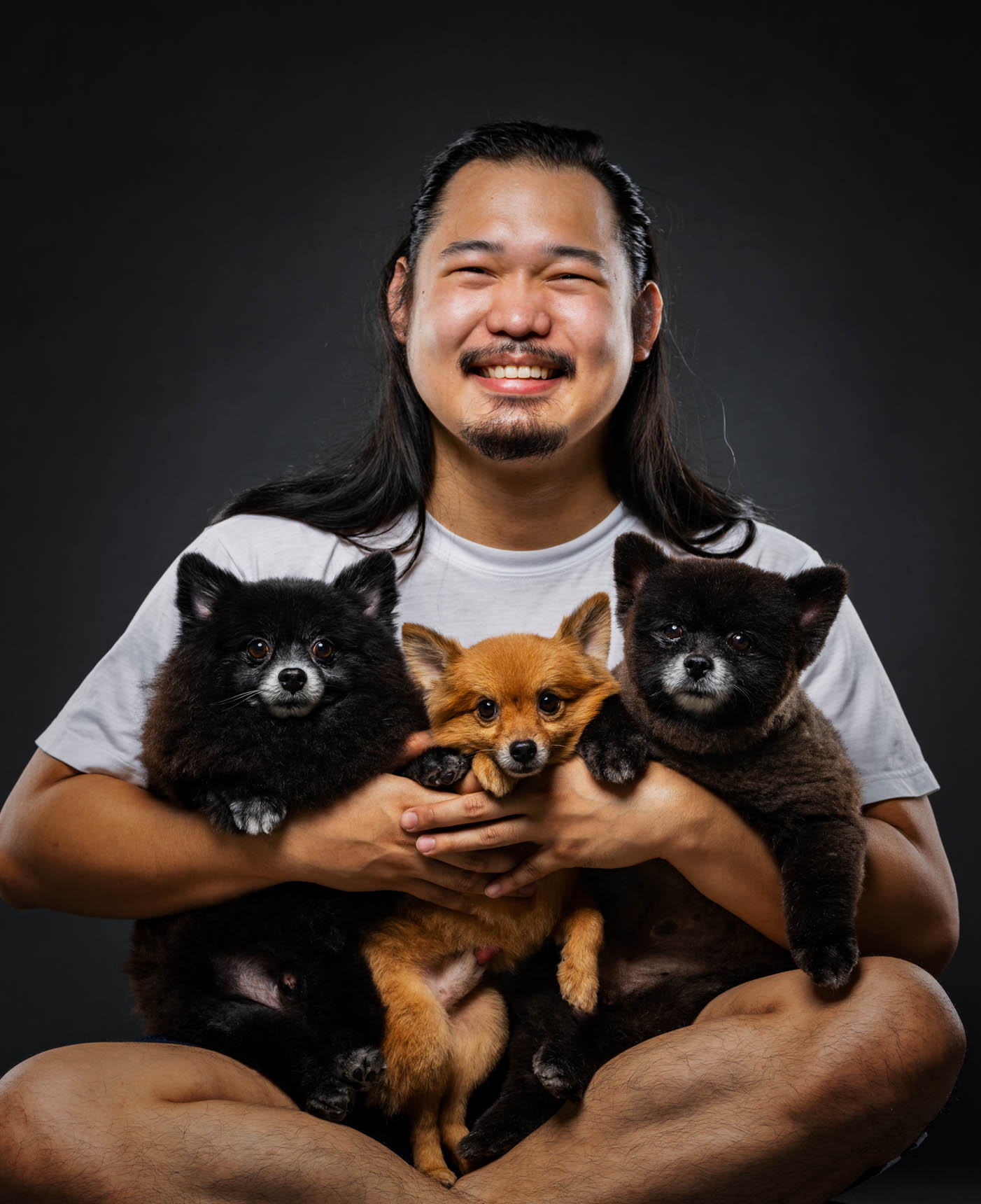 Pomeranian pet portrait captured during a home-visit photoshoot in Cavite by PawPlay Studios